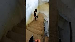 Parkour POV Fun on building rooftop #Rooftop Parkour #Freerunning #UrbanExploration #shorts #short