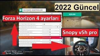 Forza Horizon 4 Snopy V5h Pro Direksiyon Seti ayarları  2022 GÜNCEL