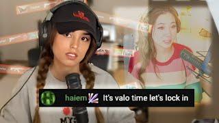 Valkyrae LOSES FOCUS in Valorant after TALKING about Fuslie