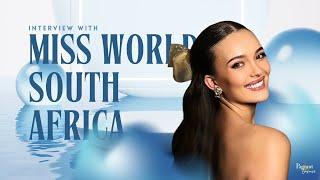 Miss World South Africa 2025 Interview Zoalize Jansen Van Rensburg