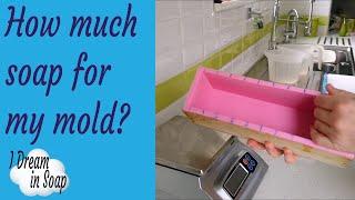 HOW TO MEASURE A SOAP MOLD (mould), FREE soap mold calculator download - cold process soap tutorial.