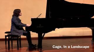 Emanuele Stracchi plays John Cage