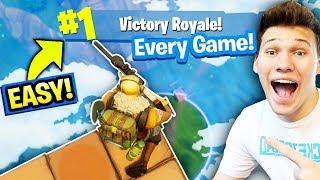 HOW TO WIN SOLO FORNITE 99.99% OF THE TIME (BEST STRATEGY) Fortnite: Battle Royale