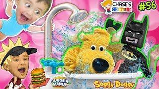 Chase's Corner: SOGGY DOGGY Challenge Game w/ Batman & Papas Burgeria! (#56) | DOH MUCH FUN