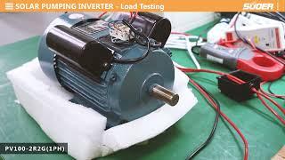 Suoer Vfd Solar Water Pump Inverter Testing With Load