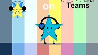 If Melody Star Characters were on BFB Teams