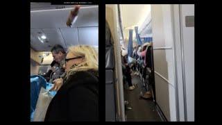 CAUGHT ON CAMERA: Passengers terrified during turbulence on flight