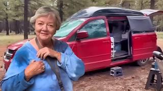 Why This Retired Postal Worker Chose Minivan Life | RARE High Top Minivan!