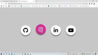 Animated Social Media Icons using HTML CSS | Create Engaging Web Designs