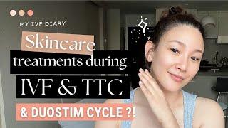 Skincare treatments while TTC, Ultherapy, & Thermage in Korea | #IVF Egg retrieval #8 update VLOG