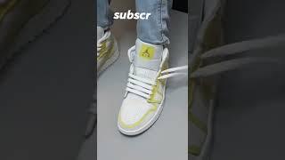 Shoelace Nike Air Jordan 1 mid. Lacing tutorial