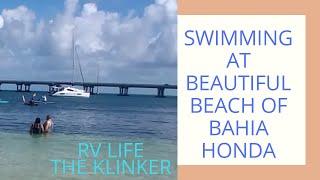 SWIMMING AT THE BEAUTIFUL BEACH OF BAHIA HONDA STATE PARK | FLORIDA KEYS VACATION!