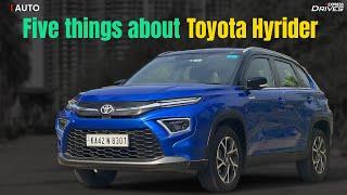 Toyota Hyryder 2024: 5 Things About Toyota Hyryder | Express Drives