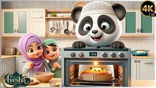 New Baking with the Muslim Panda  | Sweet Song for Kids 