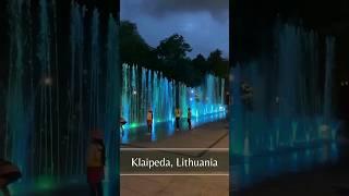 Summer Night in the City of Klaipeda, Lithuania #shorts #travelshorts #europe #lithuania