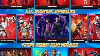 All Marvel Bundles Item Shop Showcase/Preview! Fortnite