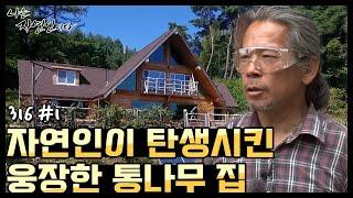 [자연인] 웅장한 통나무 집은 모두 자연인의 손에서 탄생했다! (#1/5)