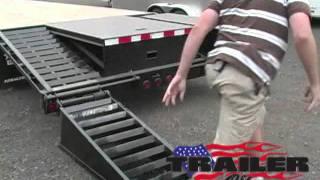 Trailer City PJ 20000 lb gooseneck flatbed trailer