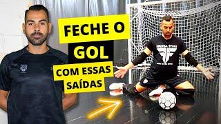 3 tipos de saídas para não tomar gol no 1x1 #futsal