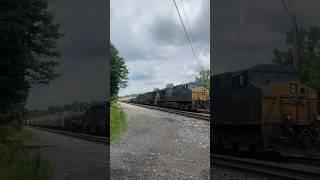 CSX L321-04 Local Mixed Freight Train from Lodi, Ohio 7/5/2024 #csx #train #railroad #shorts #csxt