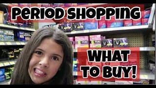 Period Shopping How To | What to Buy: Pads, Tampons, etc.