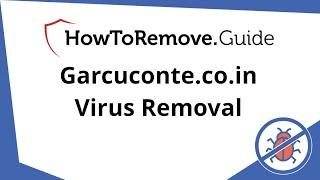 Garcuconte.co.in Virus Removal