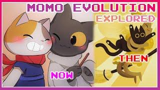 The Evolution Of Momo the cat ( Google Doodle )