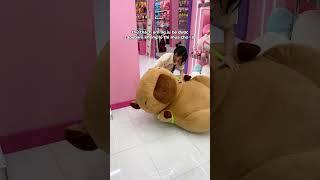 Bê được capybara khổng lồ thì mới mua cho #bemori #gaubong #gấu bông #capybara