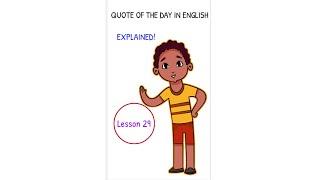 Quote of the Day in English // English Lesson 29 // #SHORTS