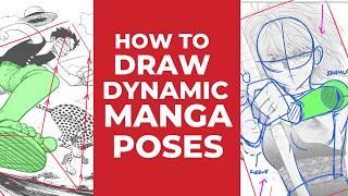 Can’t Draw Dynamic Action Poses for Your Manga? Learn Basic Foreshortening & Perspective!