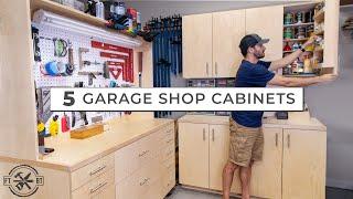 5 Garage Shop Cabinets for Ultimate DIY Storage