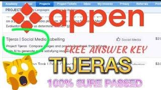 [NEW] TIJERAS 40 ITEMS ANSWER KEY #SURE #PASSED #appen #key #new