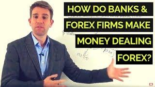 How do Banks & Forex Firms Make Money Dealing FX? 