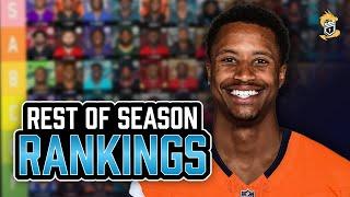 Rest Of Season Fantasy Football Rankings (Every Position)