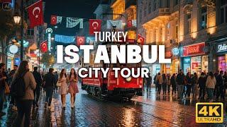 Istanbul in 4K  | Walking Tour of Turkey’s Top Attractions (2025) - 4K