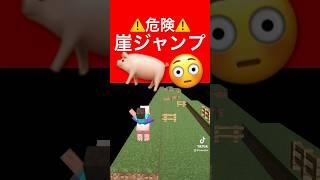 ブーブー㌧㌧崖ひとっ飛びチャレンジクリアキャンセル界隈のエフェクトゲーム #Vtuber #マイクラ