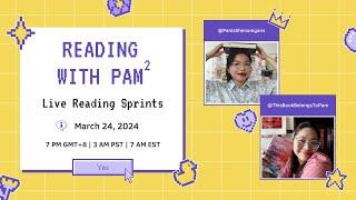 live reading sprints with the Pams! 