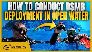 Scuba Diving: How to Conduct DSMB Deployment in Open Water | Dive Instructor on Koh Tao #scubadiving