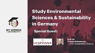 M.Sc. Sustainability Science at Leuphana University of Lüneburg | A Webinar by MyGermanUniversity