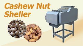 Automatic raw cashew peeling and shelling machine | cashew shell remover