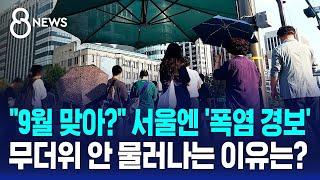 "9월 맞아?" 서울엔 '폭염 경보'…무더위 안 물러나는 이유는 / SBS 8뉴스