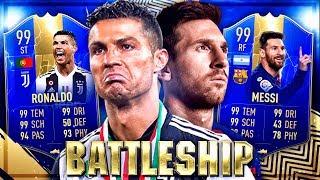 FIFA 19: RONALDO TOTS vs MESSI TOTS Battleship Wager VS Gamerbrother 