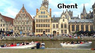 [4K] Ghent, Belgium: Hidden Pearls of Flanders, Medieval Manhattan  2024