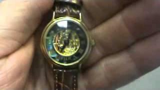 Ladies Rare Vintage Unique Crystal Relic Watch c Video!