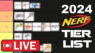 Let's build the ultimate NERF 2024 TIER LIST? LIVE