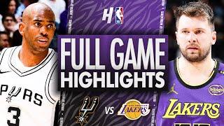 San Antonio Spurs vs Los Angeles Lakers - Full Game Highlights | March 17, 2025 NBA Season