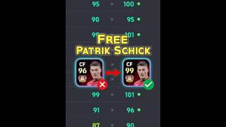 How to train free Patrik Schick in eFootball 2025 mobile  #efootball #efootball2025mobile #shorts