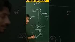 Change in velocity #aiims #neet #neetphysics #education #short #shorts #shortvideo #youtube #trends