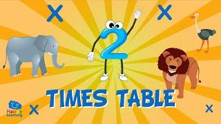 2 Times Table Song: Easy Peasy Maths | Educational Videos for Kids