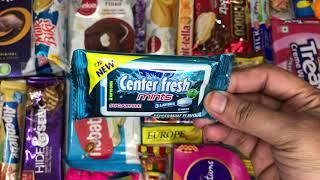 Center fresh mints pepper mint flavour unwrapping ASMR videos |candies tv|